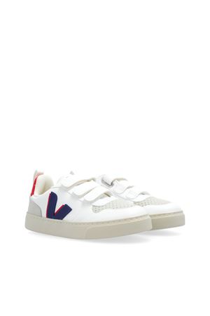 white leather sneakers VEJA KIDS | CY0703805CWHITECOBALTEPEKIN